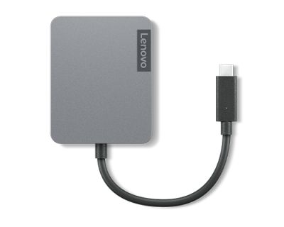 Lenovo 4X91A30366 interface hub USB 2.0 Type-C Grey