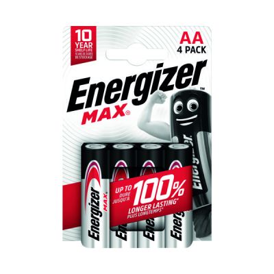 ENERGIZER MAX AA BATTERY PK4