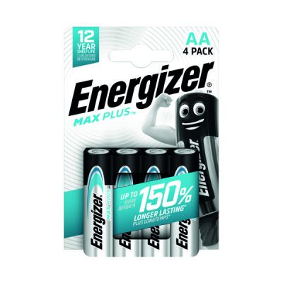 ENERGIZER MAX PLUS AA BATTERY PK4