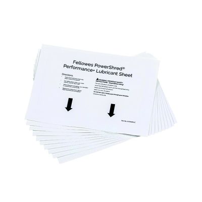 FELLOWES POWERSHRED LUBRICANT SHEETS