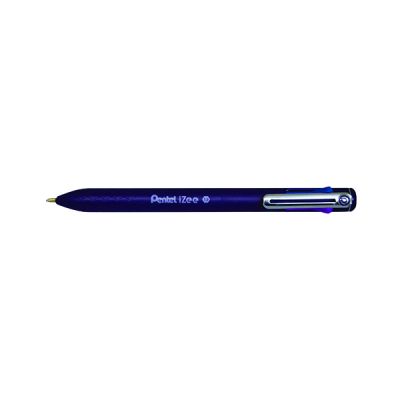 PENTEL IZEE 4 COLR BALLPNT ASST PK12