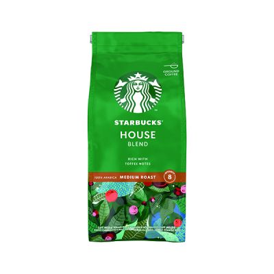 STARBUCKS HB MED RST GRD COFFEE 200G