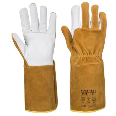 A521 TIG Welding Gauntlet Brown L 