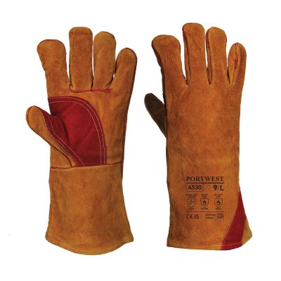 A530 Reinforced Welding Gauntlet Brown XL 