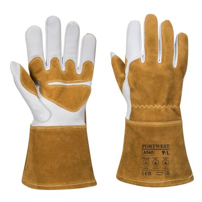 A540 Mig Welding Gauntlet Brown XL 