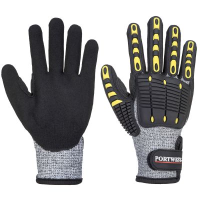 A722 Anti Impact Cut Resistant Glove Grey/Black S 