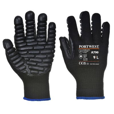 A790 Anti Vibration Glove Black L 