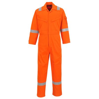 AF73 Araflame Silver Coverall Orange 34 R