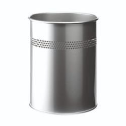 DURABLE TOP PERFORATED 15L STEEL BIN