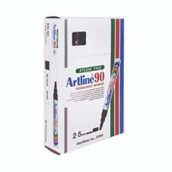 ARTLINE 90 MARKERS BLACK PK12