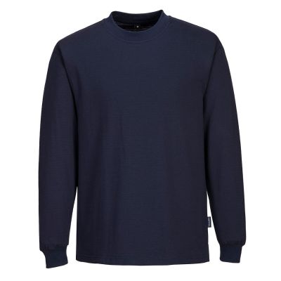 AS22 Anti-Static ESD Long Sleeve T-Shirt Navy M Regular