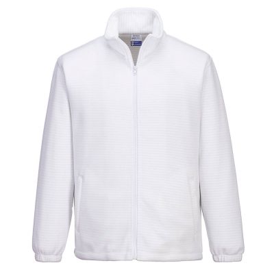 AS26 Anti-Static ESD Fleece White M 