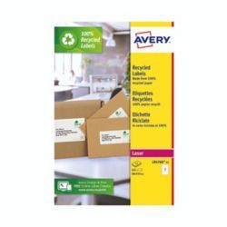 AVERY REC LABEL 7 P/SHEET WHT PK105