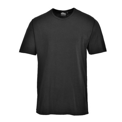 B120 Thermal T-Shirt Short Sleeve Black L Regular