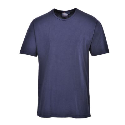 B120 Thermal T-Shirt Short Sleeve Navy L Regular