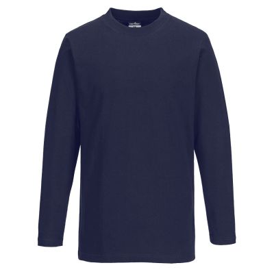 B196 Long Sleeve T-Shirt Navy L Regular