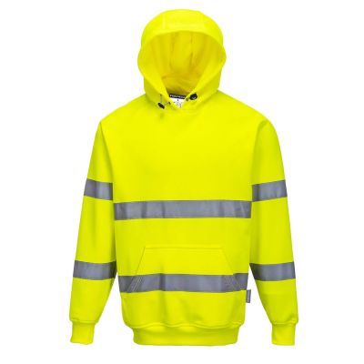 B304 Hi-Vis Hoodie Yellow 4XL Regular