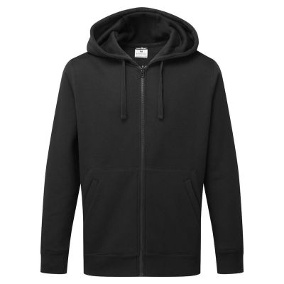 B312 Zip Through Hoodie Black L Regular