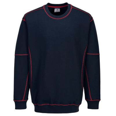 B318 Essential Two Tone Sweatshirt Navy/Red XL Regular