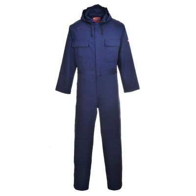 BIZ6 Bizweld Hooded Coverall Navy L Regular