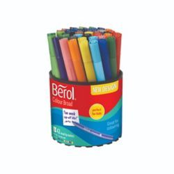 BEROL COLOURBRD PEN ASST WB INK PK42