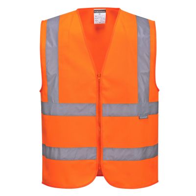 C375 Hi-Vis Band and Brace Vest  Orange L Regular