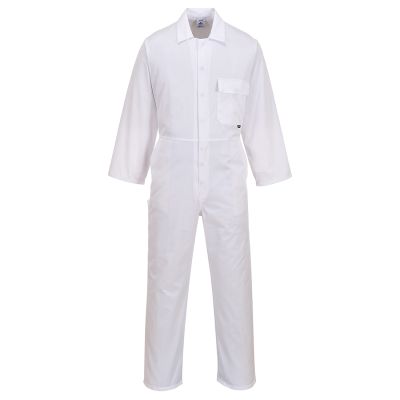 C802 Classic Coverall L White