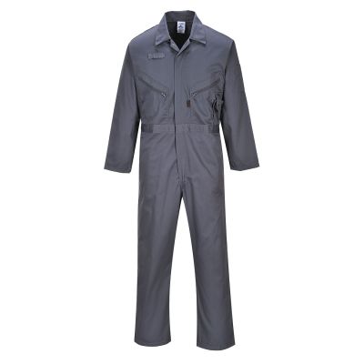 C813 Liverpool Zip Coverall Graphite Grey L R