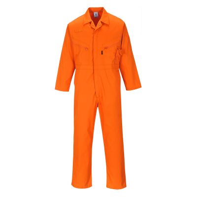 C813 Liverpool Zip Coverall Orange L R