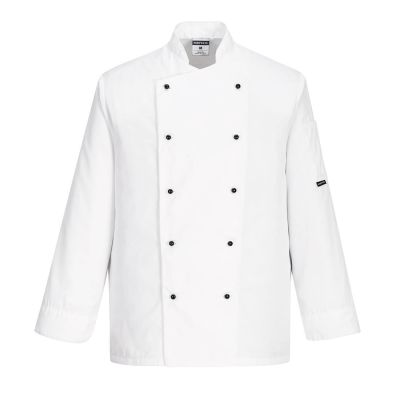 C834 Somerset Chefs Jacket L/S White M Regular