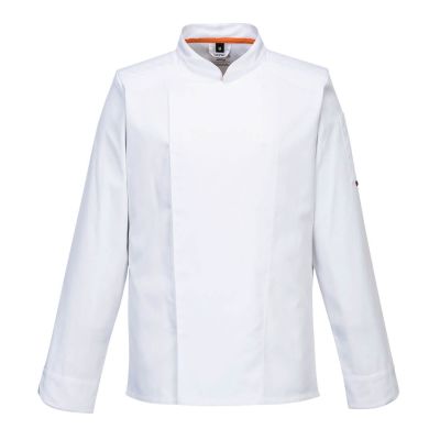 C846 Stretch Mesh Air Pro Long Sleeve Jacket White M Regular