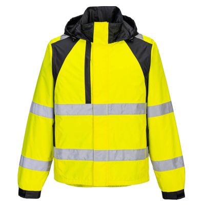 CD860 WX2 Eco Hi-Vis Rain Jacket Yellow/Black L Regular