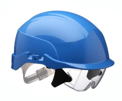 SPECTRUM BLUE HELMET C/W EYE SHIELD (S20BR)