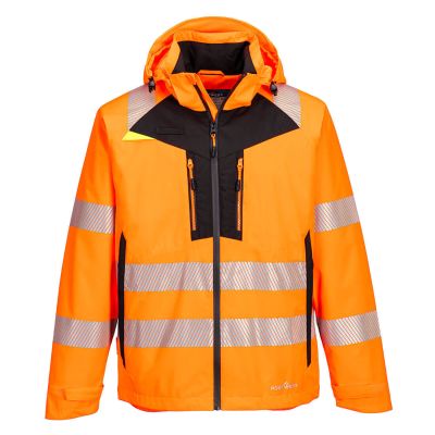 DX462 DX4 Hi-Vis Rain Jacket  Orange 4XL Regular