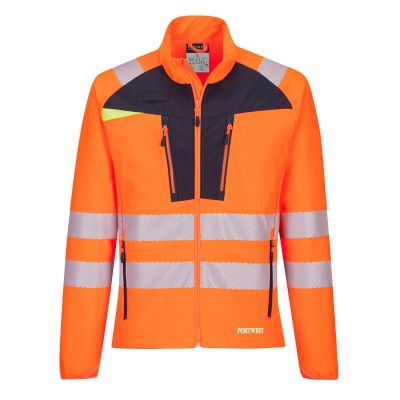 DX481 DX4 Hi-Vis Lightweight Mid Layer Orange/Black 4XL Regular