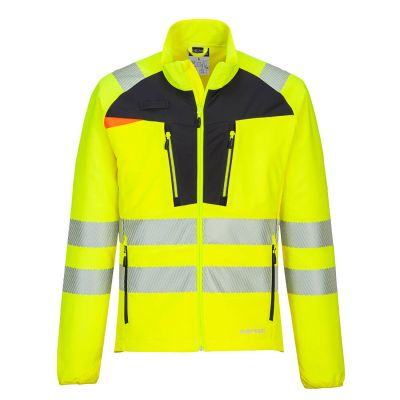 DX481 DX4 Hi-Vis Lightweight Mid Layer Yellow/Black L Regular