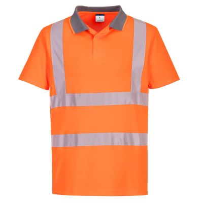 EC10 Eco Hi-Vis Polo Shirt S/S (6 Pack)  Orange 4XL Regular