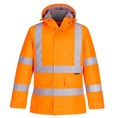 EC60 Eco Hi-Vis Winter Jacket Orange S Regular