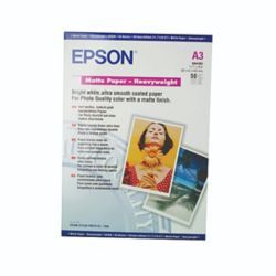 EPSON A3 167GSM MATTE HVYWGHT 50SHTS