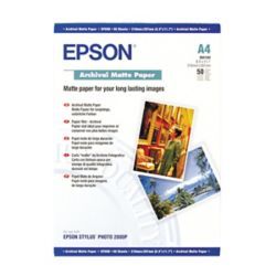 EPSON A4 ARCHIVAL MATTE PAPER PK50