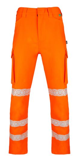 ENVIROWEAR RECYCLABLE HI-VIS TROUSERS OR 28R