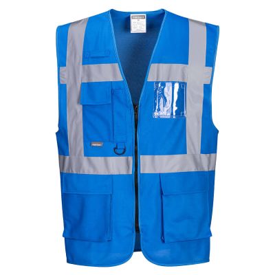 F476 Iona Executive Vest Royal Blue L Regular