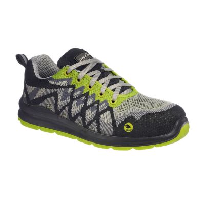 FC08 Portwest Compositelite Eco Safety Trainer S1P Black/Yellow 37 Regular