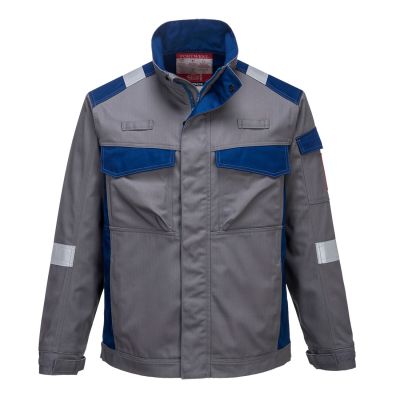 FR08 Bizflame Industry Two Tone Jacket Grey L Regular