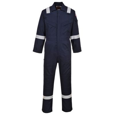 FR21 Flame Resistant Super Light Weight Anti-Static Coverall 210g Navy 4XL Regular