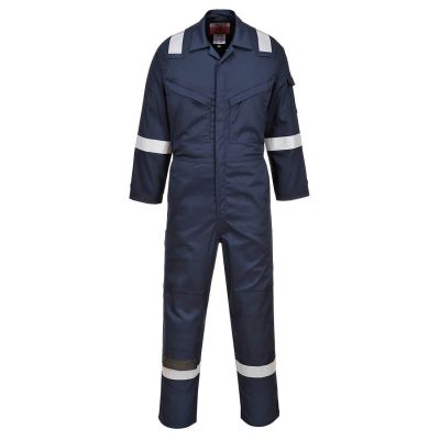 FR22 Insect Repellent Flame Resistant Coverall Navy L Regular