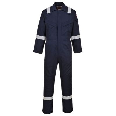 FR28 Flame Resistant Light Weight Anti-Static Coverall 280g Navy S Regular