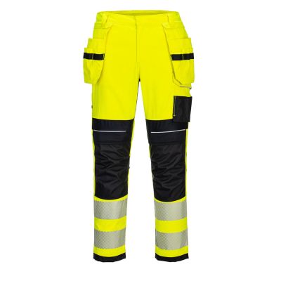 FR407 PW3 FR Hi-Vis Holster Trousers Yellow/Black 32 Regular