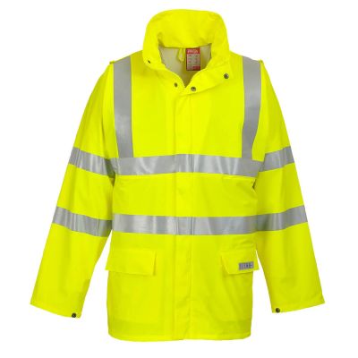 FR41 Sealtex Flame Hi-Vis Jacket Yellow XS Regular