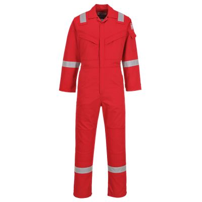 FR50 Flame Resistant Anti-Static Coverall 350g Red 5XL Regular